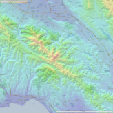 W2XSC 25 mile map